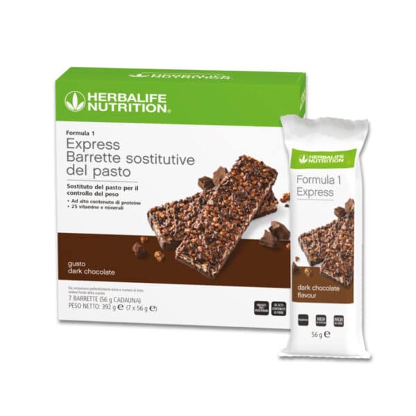 barretta proteica express gusto dark chocolate (1 conf. da 7 bars)